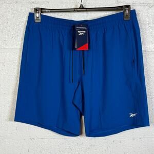 Reebok Men's Regular-Fit Moisture-Wicking 9" Woven Shorts Vector Blue 2XL